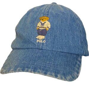 Polo Bear Ralph Lauren Men’s Cap Big & Tall Adjustable Leather Strap